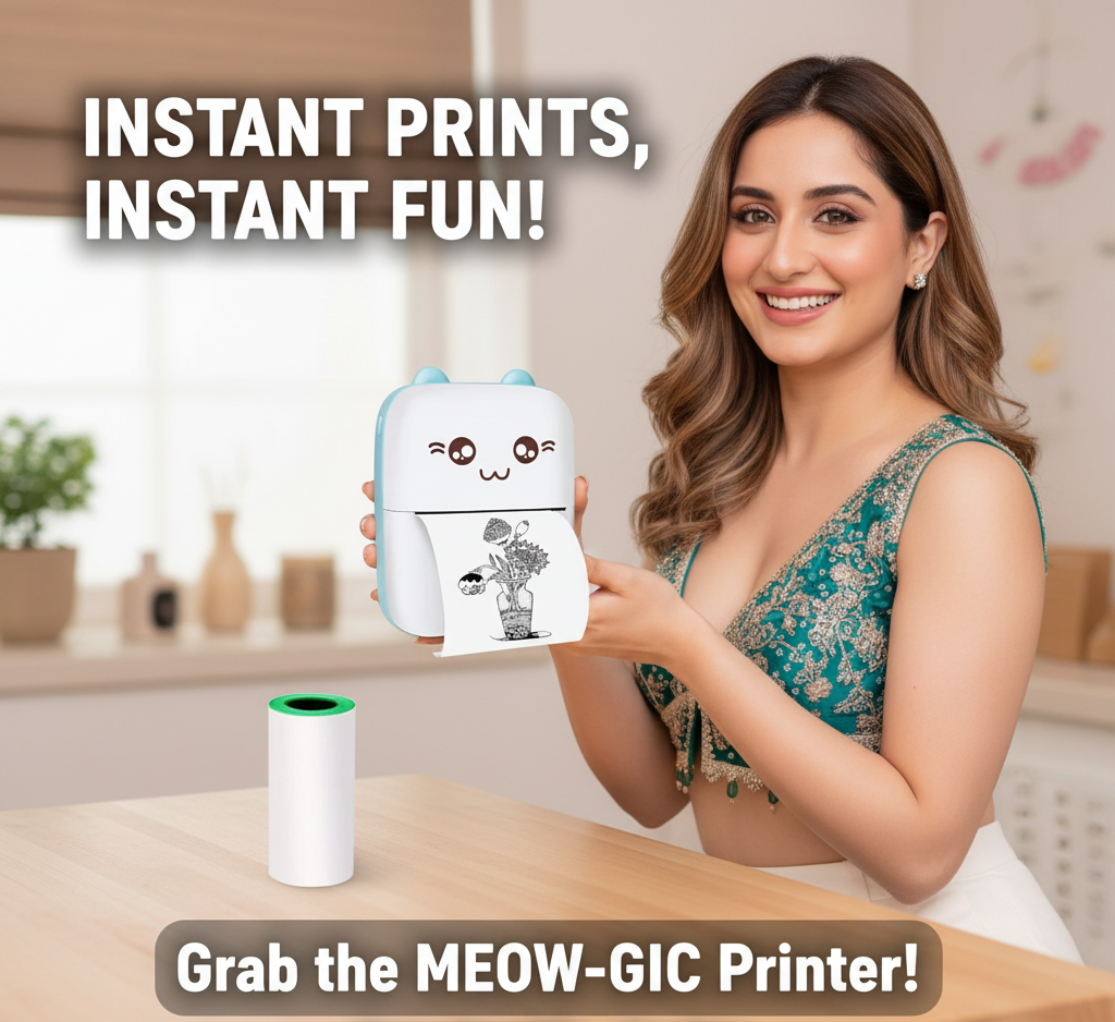 Inkless Bluetooth Pocket Printer