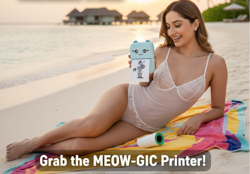 Inkless Bluetooth Pocket Printer