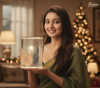 Snow Scene Light Street Lamp