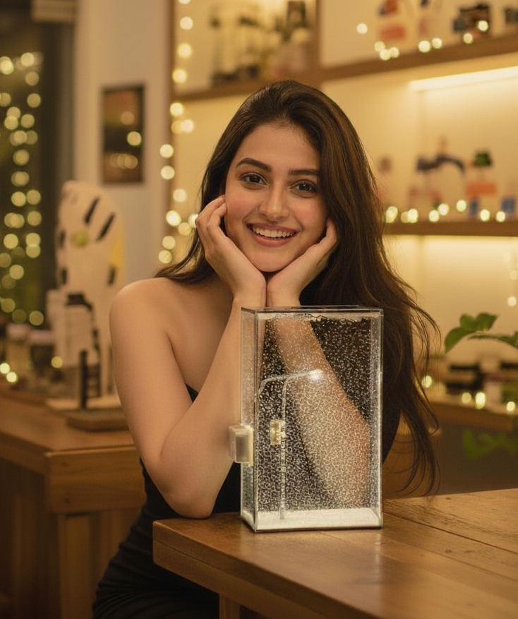 Snow Scene Light Street Lamp