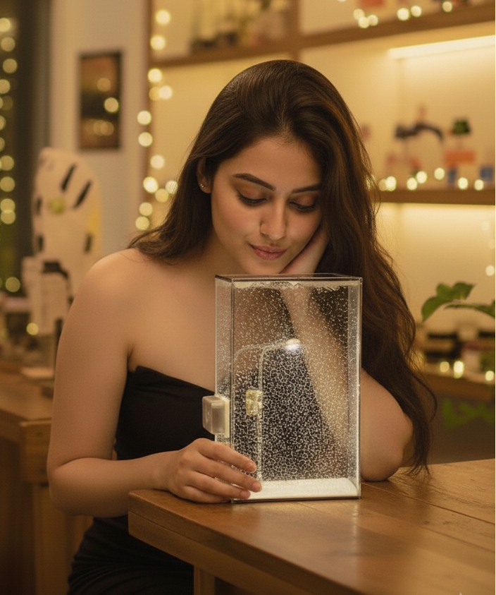 Snow Scene Light Street Lamp