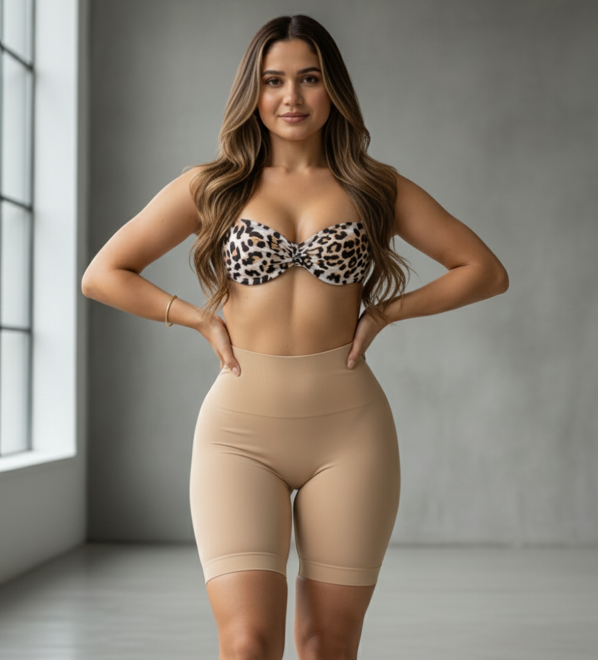 4-in-1 Shaper - Quick Slim Shape Wear Tummy, Thighs, Hips - Efffective Seamless Tummy Tucker Shapewear Body Shaper