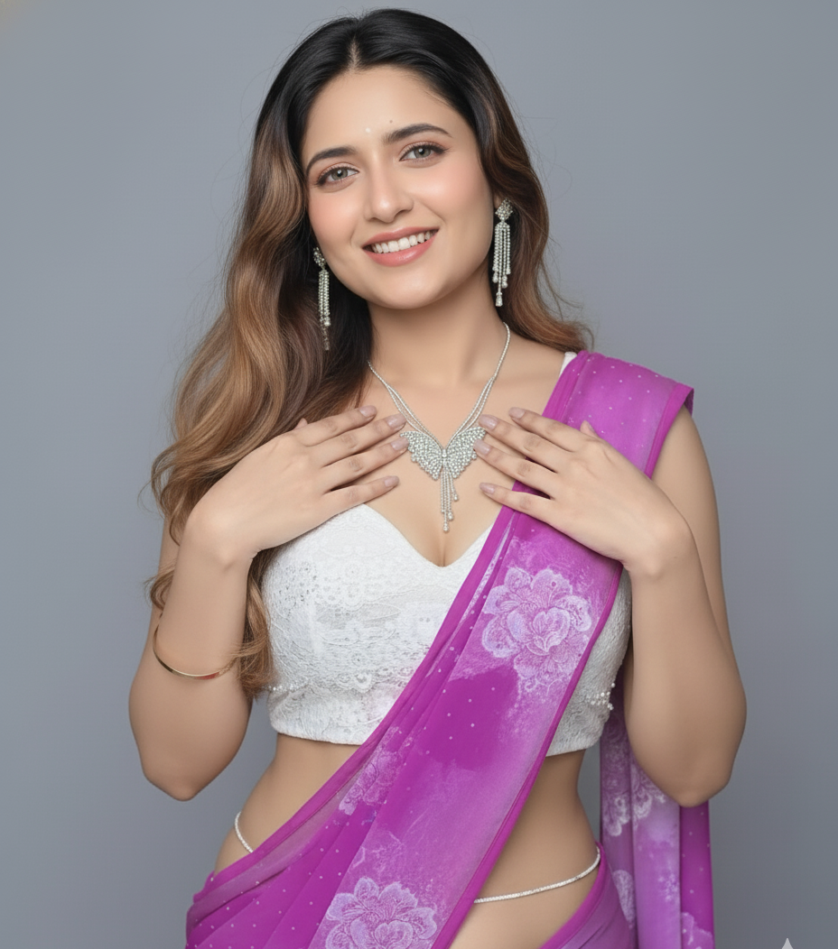 Butterfly Pendant Necklace with Earrings