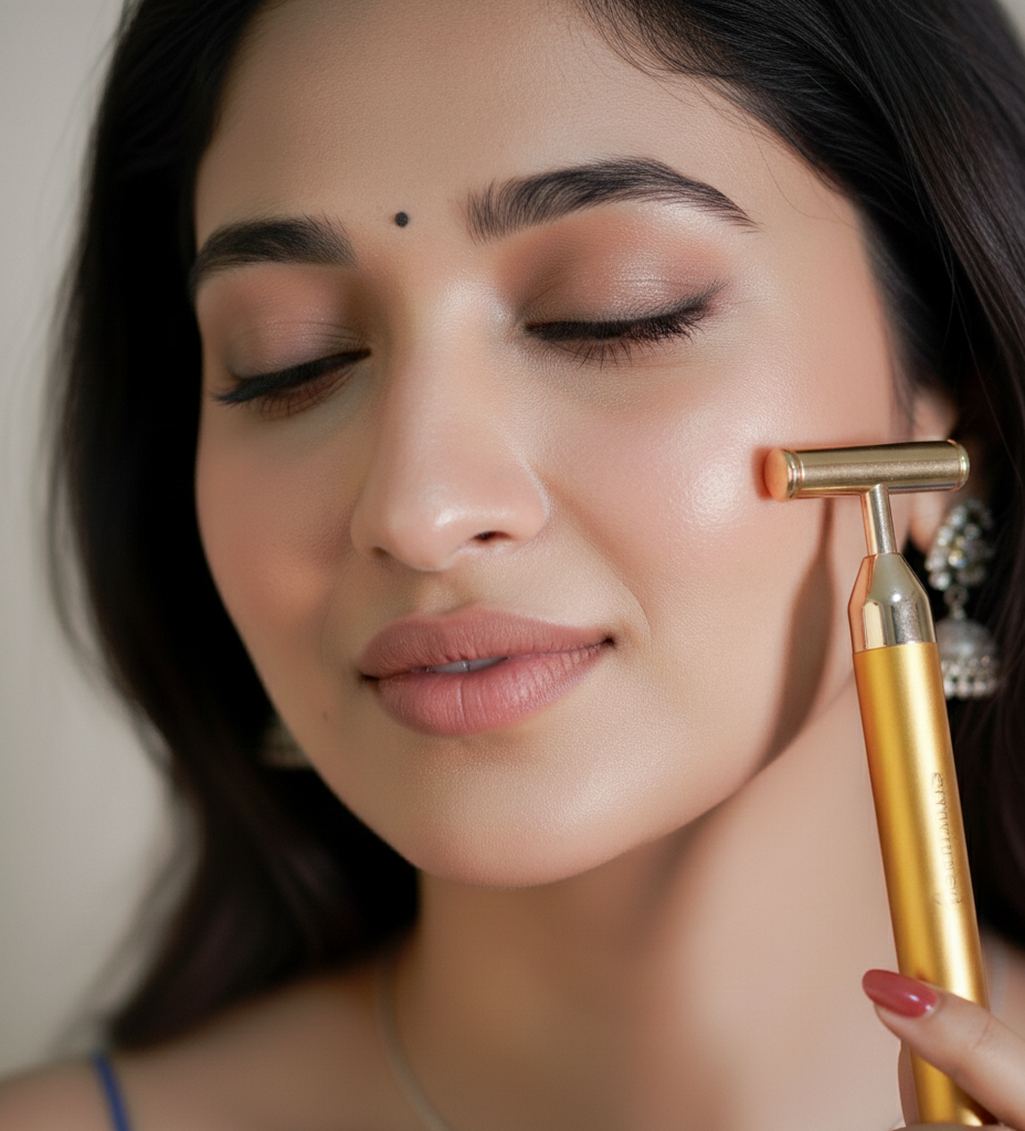 24K Gold Vibrating Facial Roller