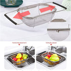Stainless Steel Colander Oval Shape Big Size