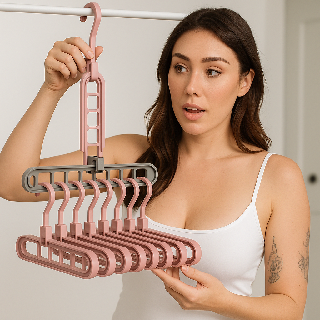 Multi-Functional Adjustable Hanger ( Pack Of 10)